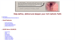 Desktop Screenshot of goodcathinfo.com